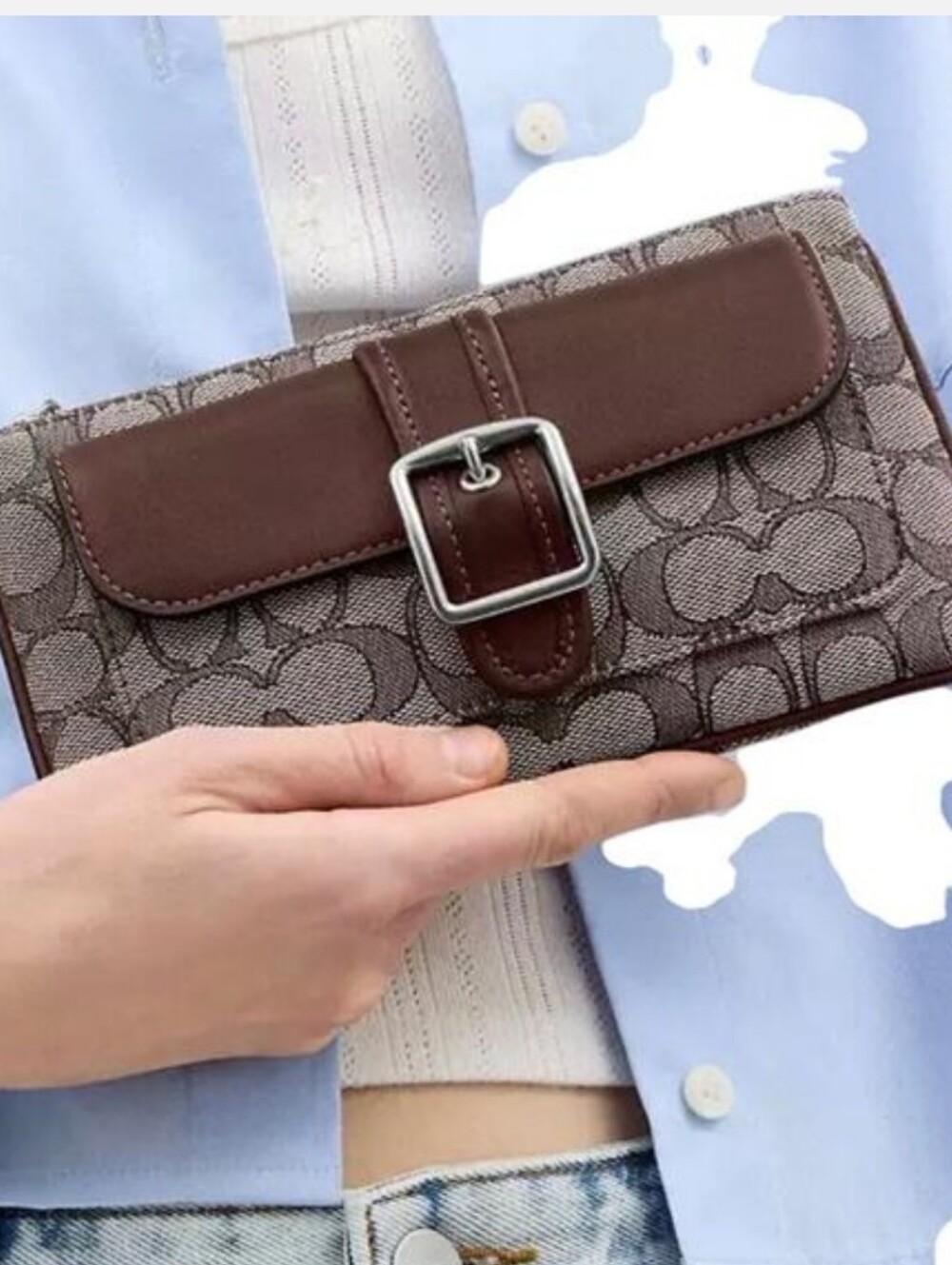 Coach Ashton Signature Canvas Wristlet Brand New!💖 - Picture 2 of 7